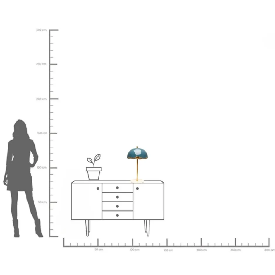 KARE Tischleuchte Lia Midnight 50cm