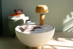 KARE Tischleuchte Loungy Curry 38cm