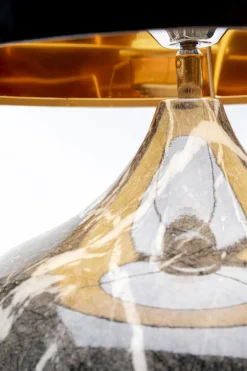 KARE Tischleuchte Mamo Deluxe Grau 38cm