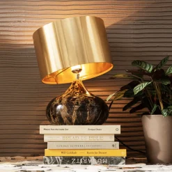 KARE Tischleuchte Mamo Deluxe Gold 37cm