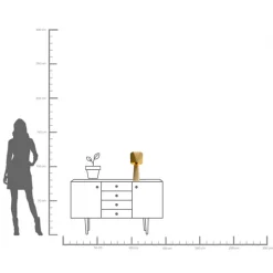 KARE Tischleuchte Martha Gold 38cm