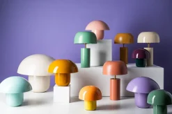 KARE Tischleuchte Mushroom Gelb 27cm