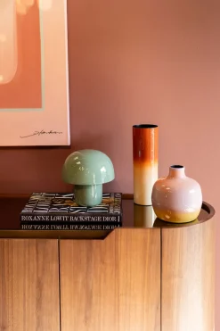 KARE Tischleuchte Mushroom Salbei 20cm