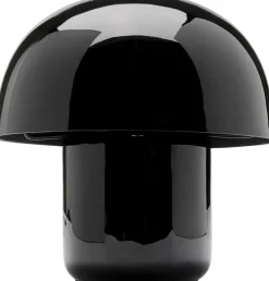 KARE Tischleuchte Mushroom Schwarz 20cm