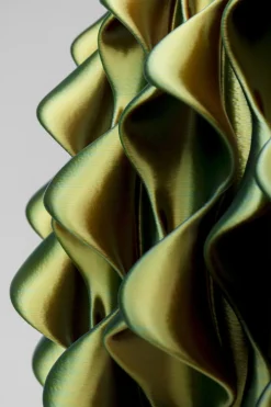 KARE Tischleuchte Swirl Gold Sunset