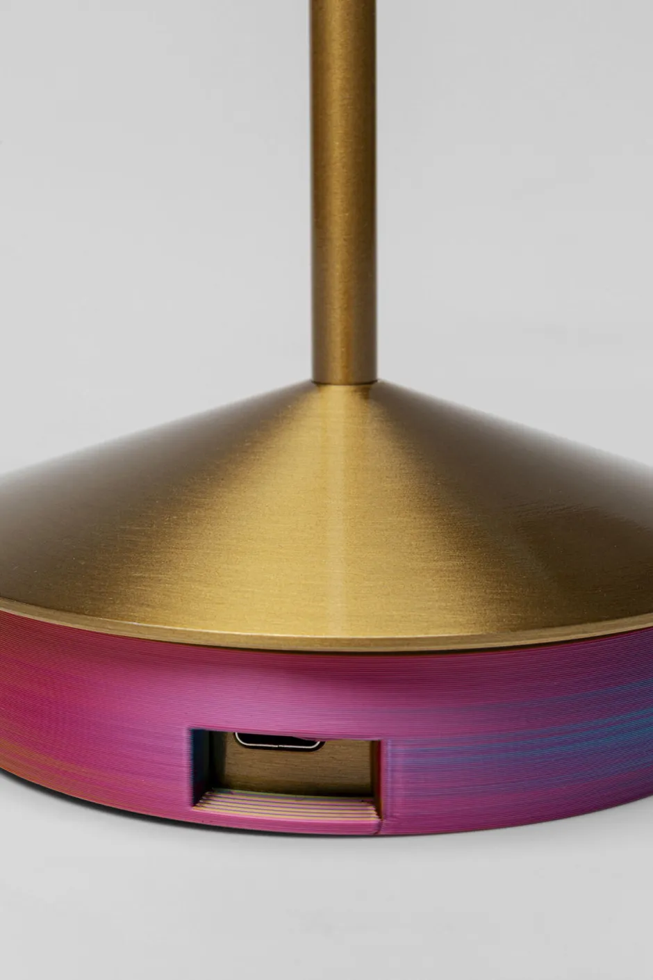 KARE Tischleuchte Swirl Gold Sunset