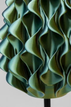 KARE Tischleuchte Swirl Schwarz Sunset