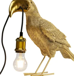KARE Tischleuchte Toucan Gold 42cm