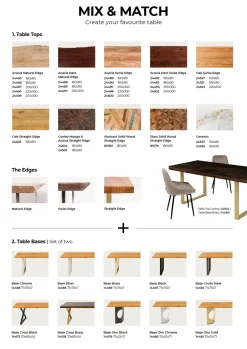 KARE Tischplatte Tavola Conley 160x80