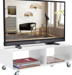 KARE TV Board Lounge M Mobil Weiß