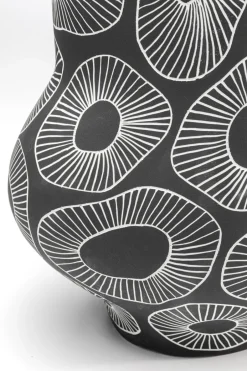 KARE Vase Anemone Grau 33cm