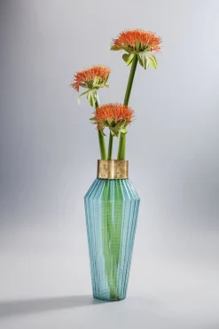 KARE Vase Barfly Light Blue 43cm
