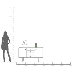 KARE Vase Calabria Grün 26cm