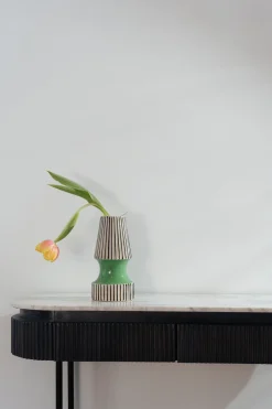 KARE Vase Calabria Grün 26cm