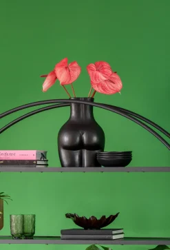 KARE Vase Donna Schwarz 40cm