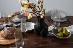 KARE Vase Donna Schwarz 22cm