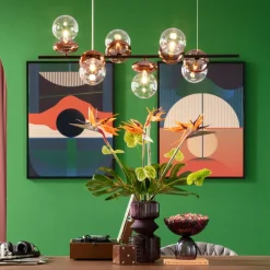 KARE Vase Duetto Lila 23cm