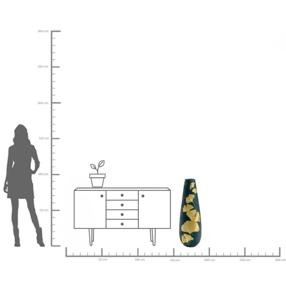 KARE Vase Elegance Ginkgo 95