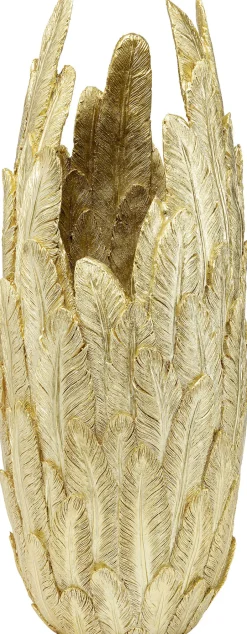 KARE Vase Feathers Gold 80