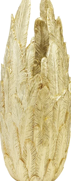KARE Vase Feathers Gold 80