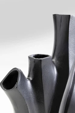 KARE Vase Flame Schwarz 29cm