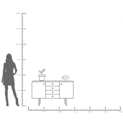 KARE Vase Ginkgo Elegance 18cm