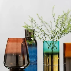 KARE Vase Glow Blau 30cm