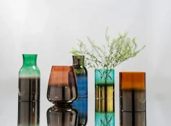 KARE Vase Glow Grün 30cm