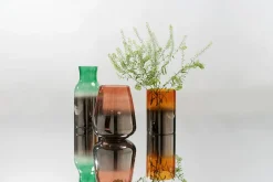 KARE Vase Glow Grün 30cm