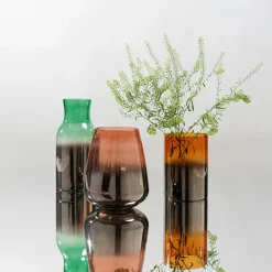 KARE Vase Glow Orange 20cm