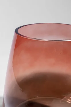 KARE Vase Glow Rot 23cm