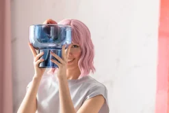 KARE Vase Grazioso Dunkelblau 22cm