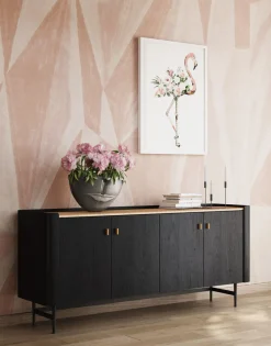 KARE Vase Half Face Anthrazit 31cm