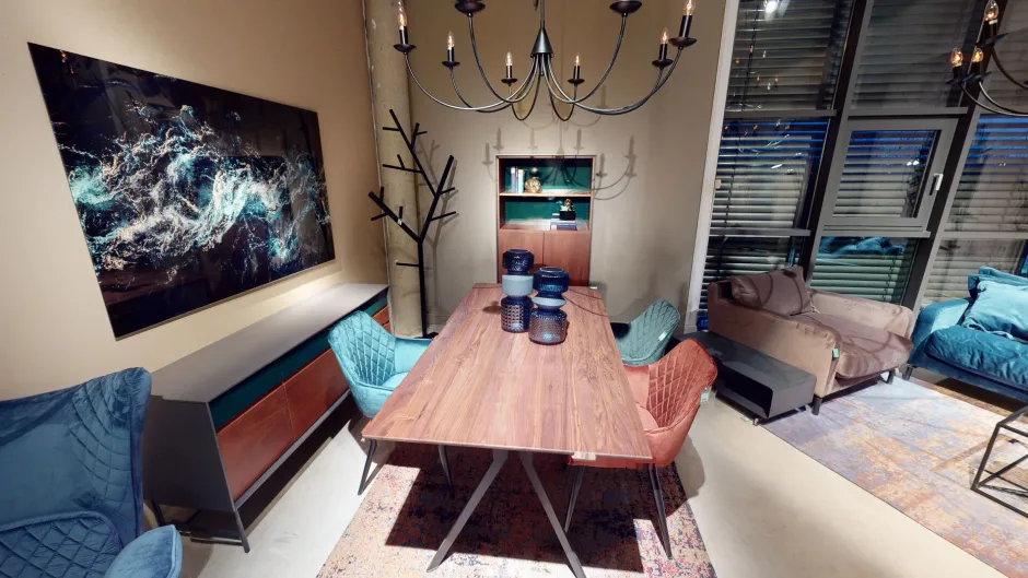 KARE Vase Marvelous Duo Blau 36cm