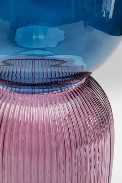 KARE Vase Marvelous Duo Blau Lila 40cm