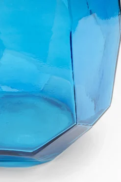 KARE Vase Origami Blau 35cm