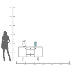 KARE Vase Phenom Grün 33cm