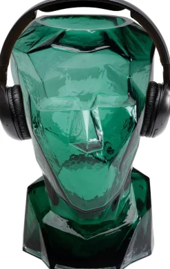 KARE Vase Prisma Face Grün 30cm