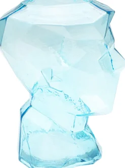 KARE Vase Prisma Face Hellblau 30cm