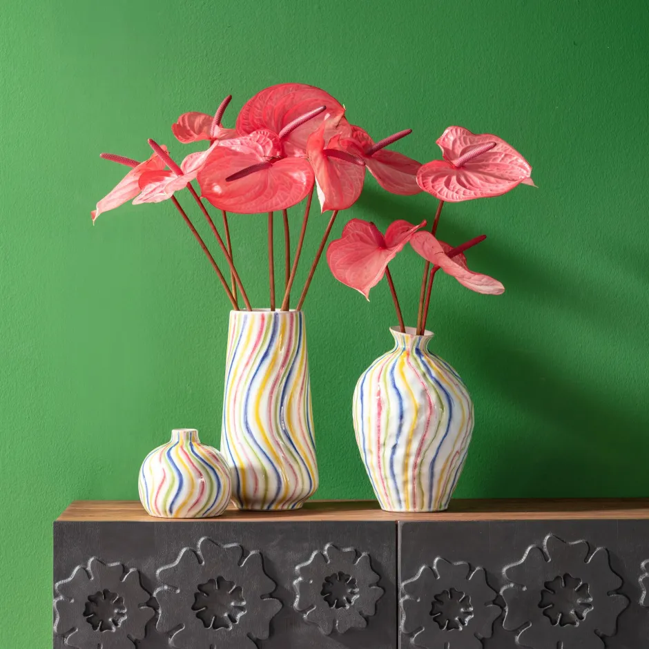 KARE Vase Rivers Colore 32cm