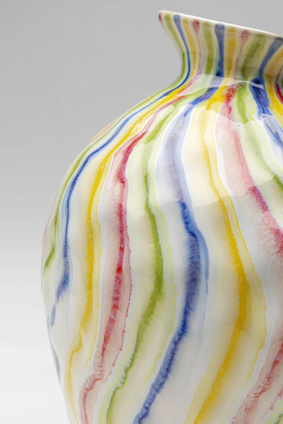 KARE Vase Rivers Colore 30cm