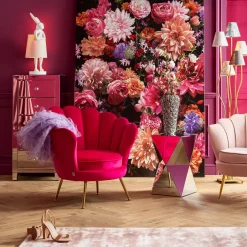 KARE Vase Rose Multi Chrom Small