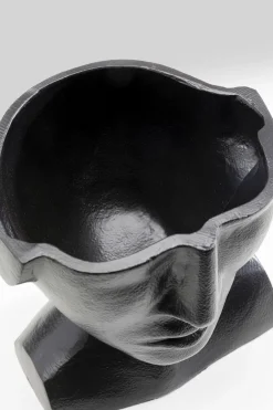 KARE Vase Rostro Schwarz 17cm