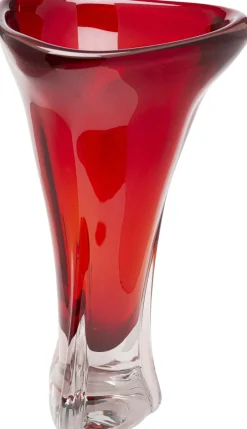 KARE Vase Salut Rot 36cm