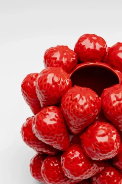 KARE Vase Strawberries Rot 24cm