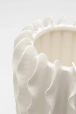 KARE Vase Viento Weiß 26cm