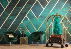 KARE VIP Gepäckwagen Vegas Gold