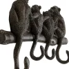 KARE Wandgarderobe Monkey Family 38cm