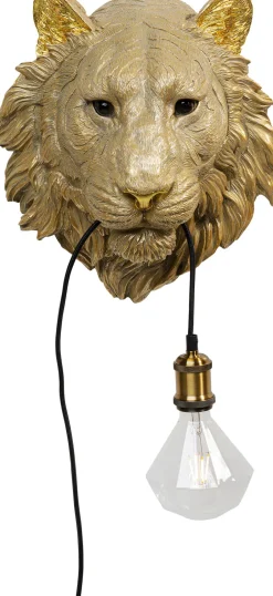 KARE Wandleuchte Animal Tiger Head 34cm