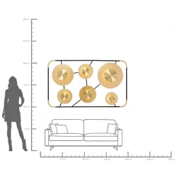 KARE Wandleuchte Disc 6er
